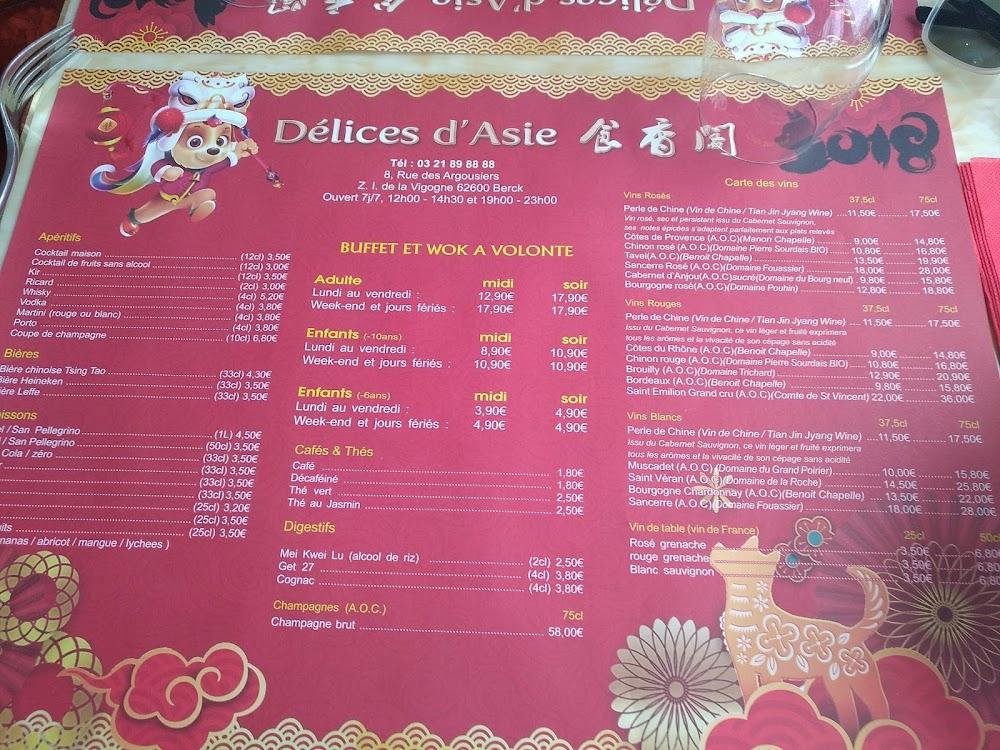 Délices d'Asie - Menu Image 4